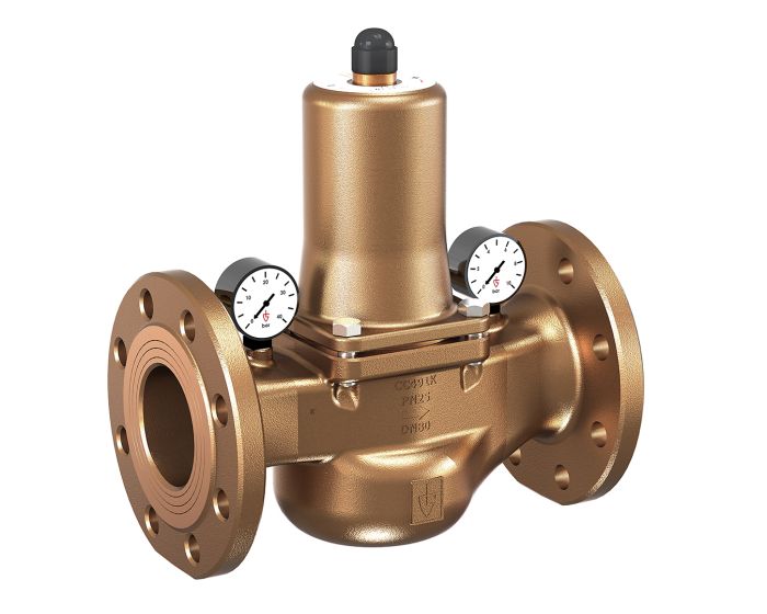 Bronze flanged pressure reducing valve 682 PN16 DN20 1-8 bar